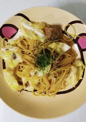 さば缶パスタ-レシピのメイン写真