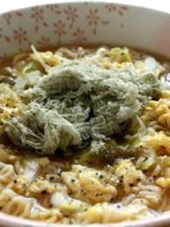 ふわふわとろろん♪ピリッとみそラーメン-レシピのメイン写真