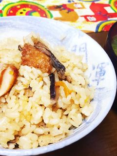 手羽先唐揚げのリメイク!炊き込みごはん-レシピのメイン写真