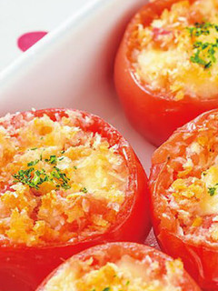トマトのチーズパン粉焼き-レシピのメイン写真