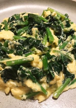 ほうれん草のチーズ玉子-レシピのメイン写真