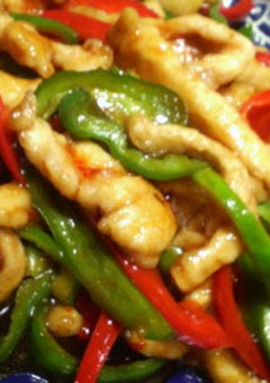 鶏肉で青椒牛肉絲（チンジャオロース）-レシピのメイン写真