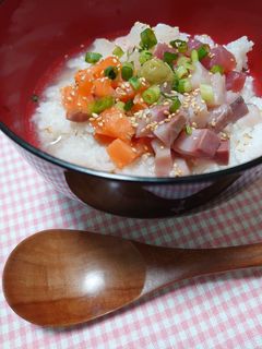 簡単☆お手軽海鮮茶漬け♩-レシピのメイン写真