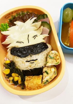 呪術廻戦　五条悟　キャラ弁-レシピのメイン写真