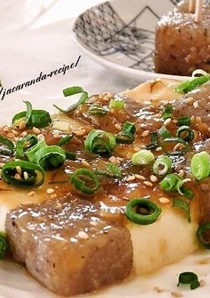 コロコロこんにゃくと豆腐の味噌炒め-レシピのメイン写真