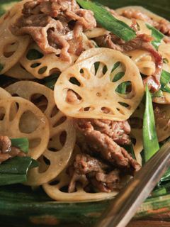 れんこんと牛肉のオイスター炒め-レシピのメイン写真