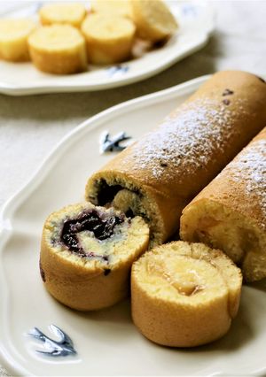 １０分で簡単♪ミニロールケーキ-レシピのメイン写真