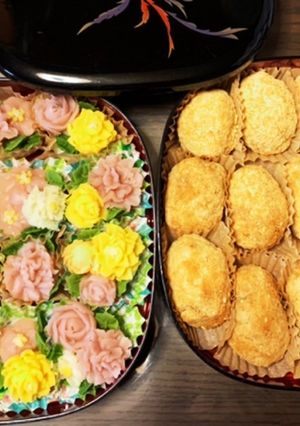 ＊桜餡の花おはぎｔoきな粉｡.・*･。＊-レシピのメイン写真