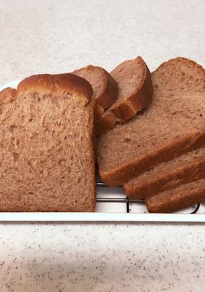プロテイン入り食パン（ココア味）-レシピのメイン写真