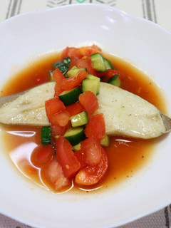 カラスガレイ夏野菜ポン酢掛け-レシピのメイン写真