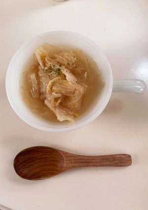 白菜　大量消費　シンプルなスープ-レシピのメイン写真