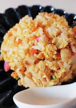 【幼児食】オートミール入りチャーハン-レシピのメイン写真