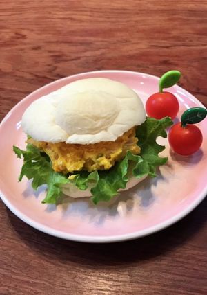 かぼちゃサラダのロールパンサンド-レシピのメイン写真
