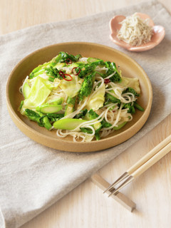 しらすと春野菜のライスパスタ-レシピのメイン写真