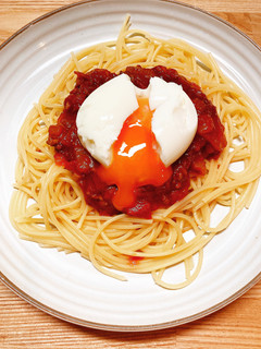 ミートソースパスタ-レシピのメイン写真