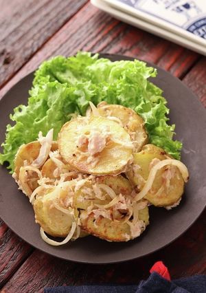 新たまねぎの和風照り焼きポテサラ-レシピのメイン写真