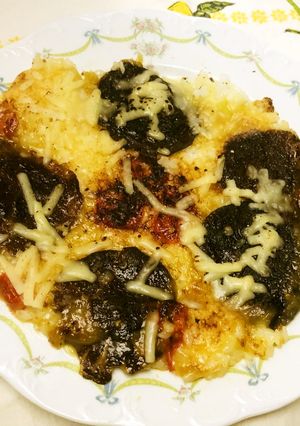椎茸ご飯ピッツア-レシピのメイン写真