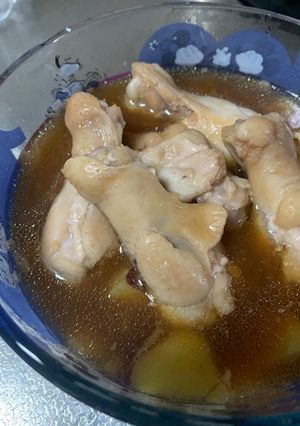 手羽元の煮物しょうが&ゆずドリンクの素-レシピのメイン写真