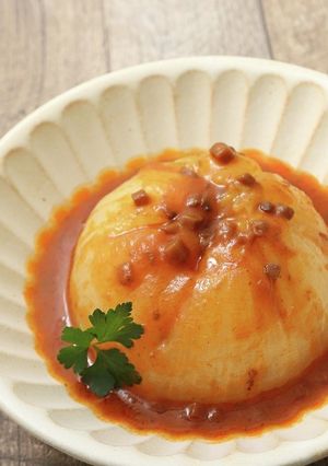 レンジで新たまねぎのハッシュドビーフ風-レシピのメイン写真
