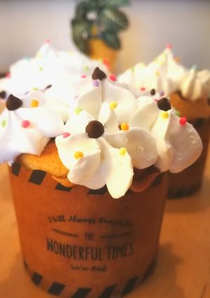幸せの( ꈍᴗꈍ)チョコチップマフィン♡-レシピのメイン写真