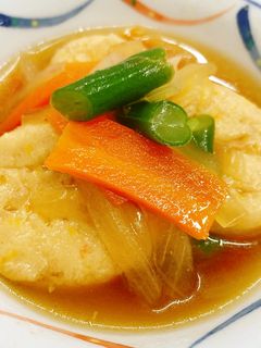 【病院】がんも煮【給食】-レシピのメイン写真