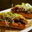 大和牛の甘辛しぐれ煮ホットサンド