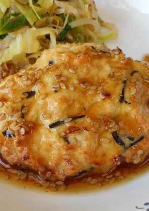 豆腐ハンバーグ【柏市学校給食】-レシピのメイン写真