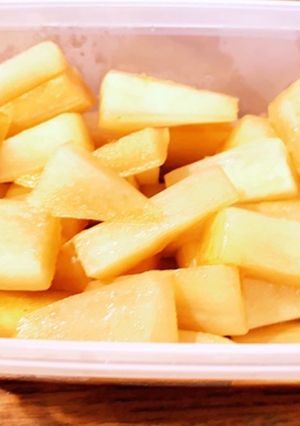 ヤーコン消費！ヤーコンのレンジ蒸し-レシピのメイン写真