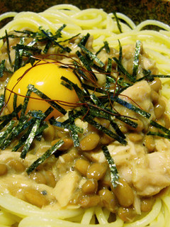 簡単すぐできる♪ツナ納豆パスタ-レシピのメイン写真