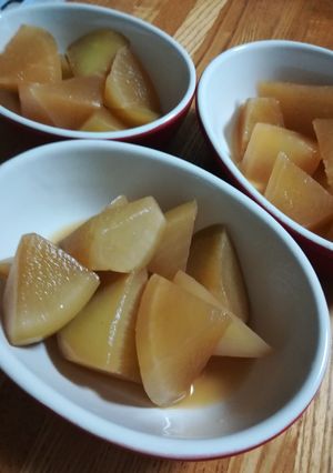 分かりやすい分量で大根の煮物-レシピのメイン写真