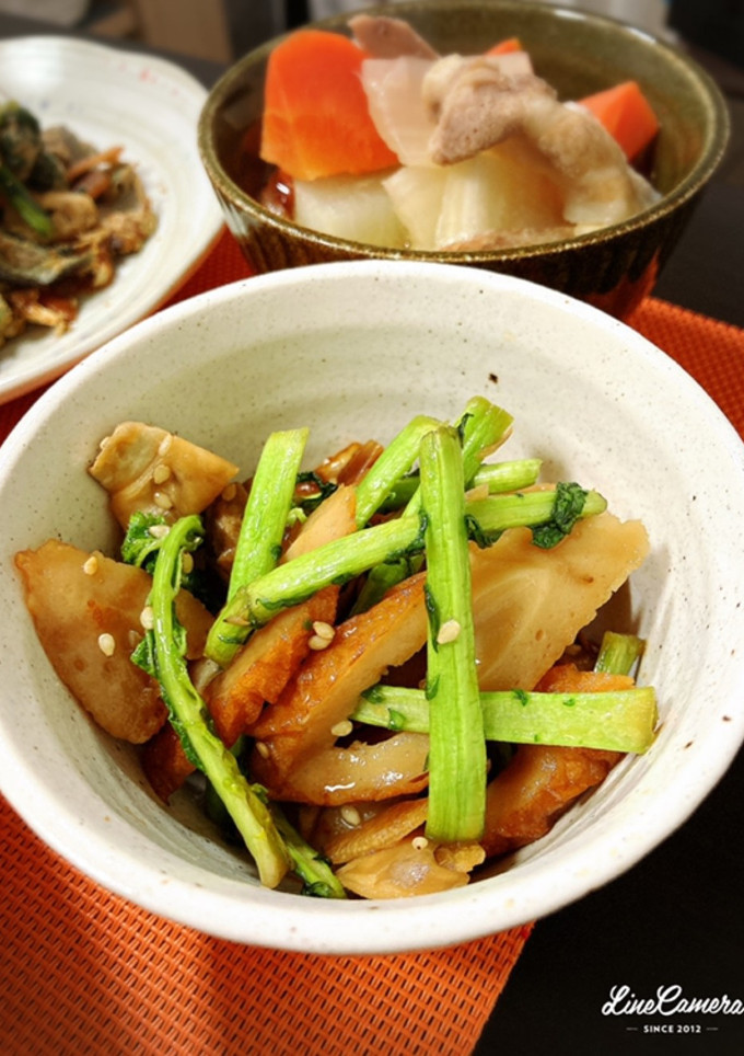 大根菜と舞茸の中華風炒め-レシピのメイン写真