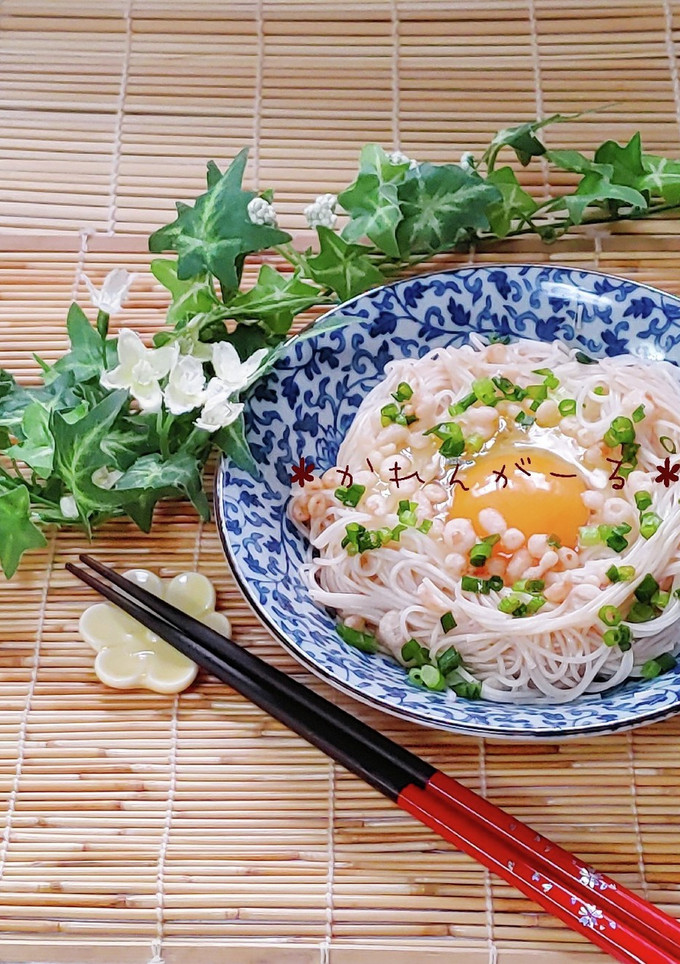 ☆冷やしすき焼き風そうめん☆-レシピのメイン写真