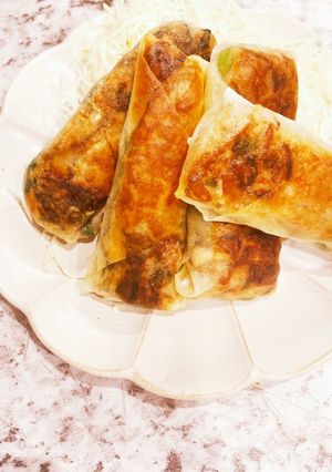 お肉なしヘルシー春巻き-レシピのメイン写真