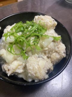 鶏団子とたたき長芋のシャキトロ煮-レシピのメイン写真