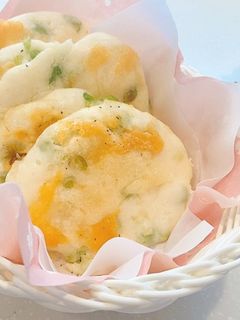 米粉枝豆チーズパン-レシピのメイン写真