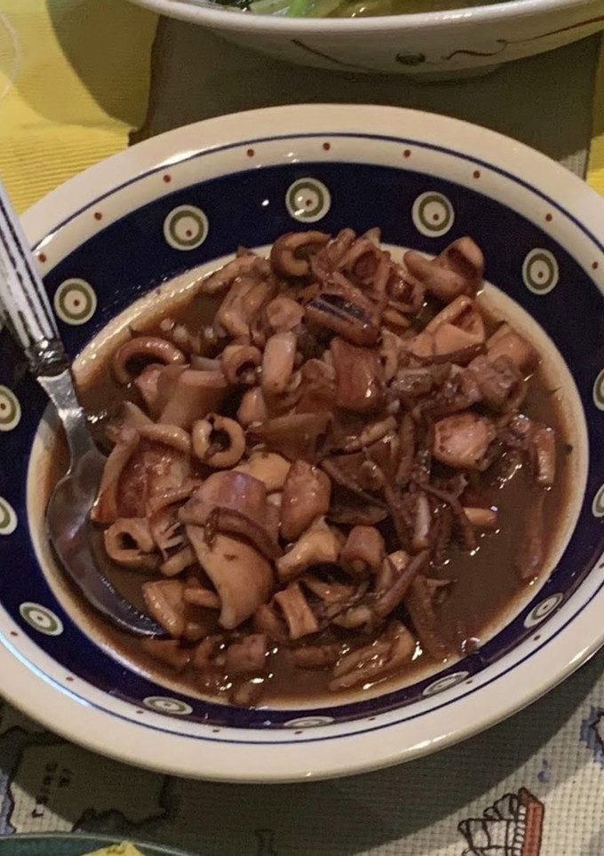 いかの炒め物 -しょうゆ味--レシピのメイン写真