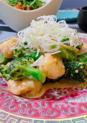 海老とブロッコリーのマヨ炒め-レシピのメイン写真