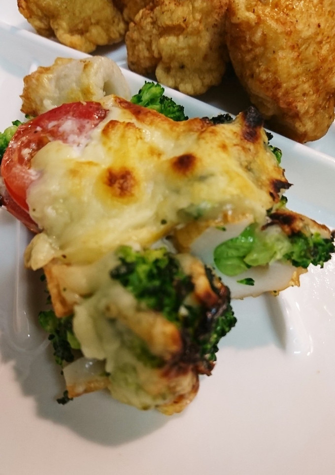 ちくわとトマトマヨチーズ焼き-レシピのメイン写真