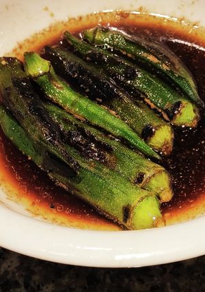 焼きオクラのマリネ-レシピのメイン写真