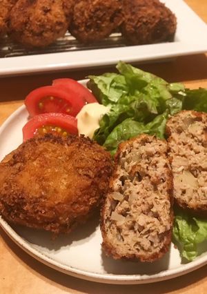 きのこキャベツメンチ-レシピのメイン写真