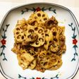 れんこんの炒めもの カレー味