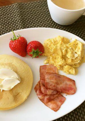 米粉と大豆粉のホットケーキ-レシピのメイン写真