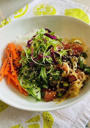 ハワイアン♡まぐろのポキ丼〜具沢山編〜-レシピのメイン写真
