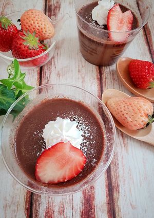 勝手に二層チョコプリン-レシピのメイン写真