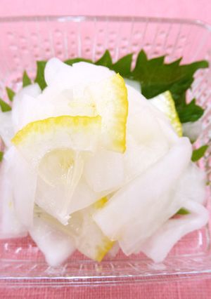 【使いきり】だいこんのレモン浅漬け-レシピのメイン写真