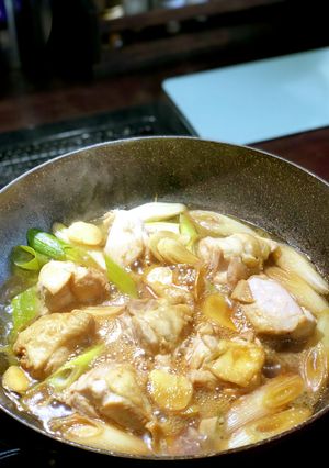 鶏肉の薬膳ポン酢ヒュウガトウキ煮-レシピのメイン写真