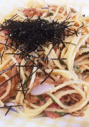 簡単꙳★イカソーメン入り和風明太子パスタ-レシピのメイン写真