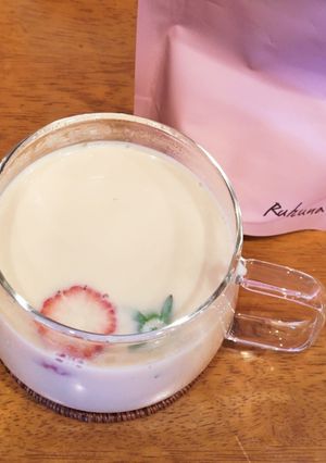 イチゴのロイヤルミルクティー-レシピのメイン写真