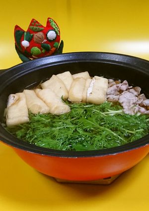 水菜のあっさり鍋-レシピのメイン写真