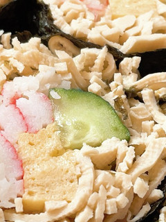 豆腐皮(豆葉)蕎麦寿司風海苔巻き-レシピのメイン写真
